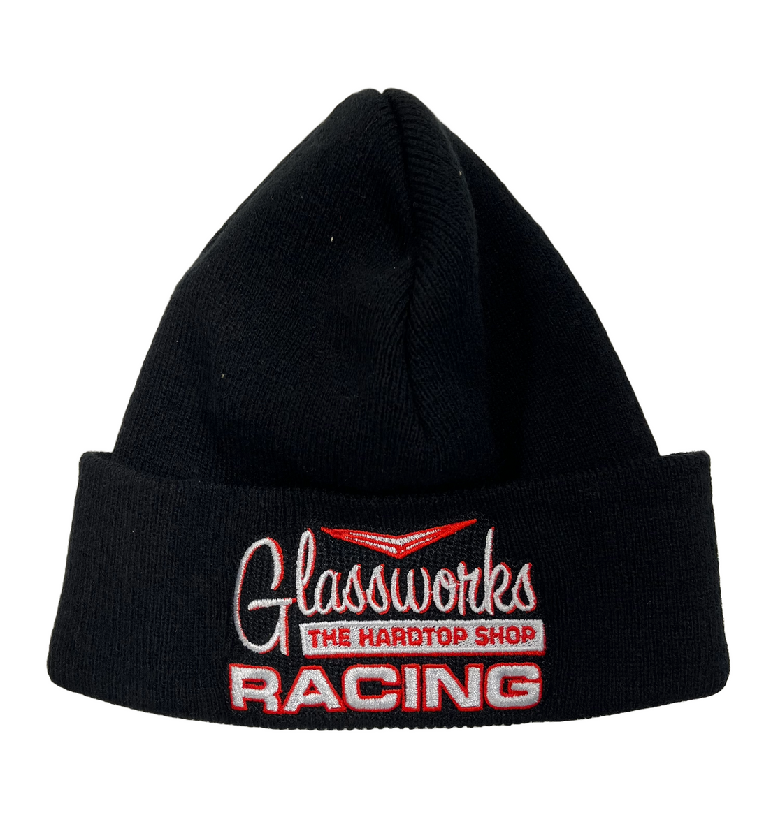 Glassworks Racing Beanie – Glassworks, The Hardtop Shop